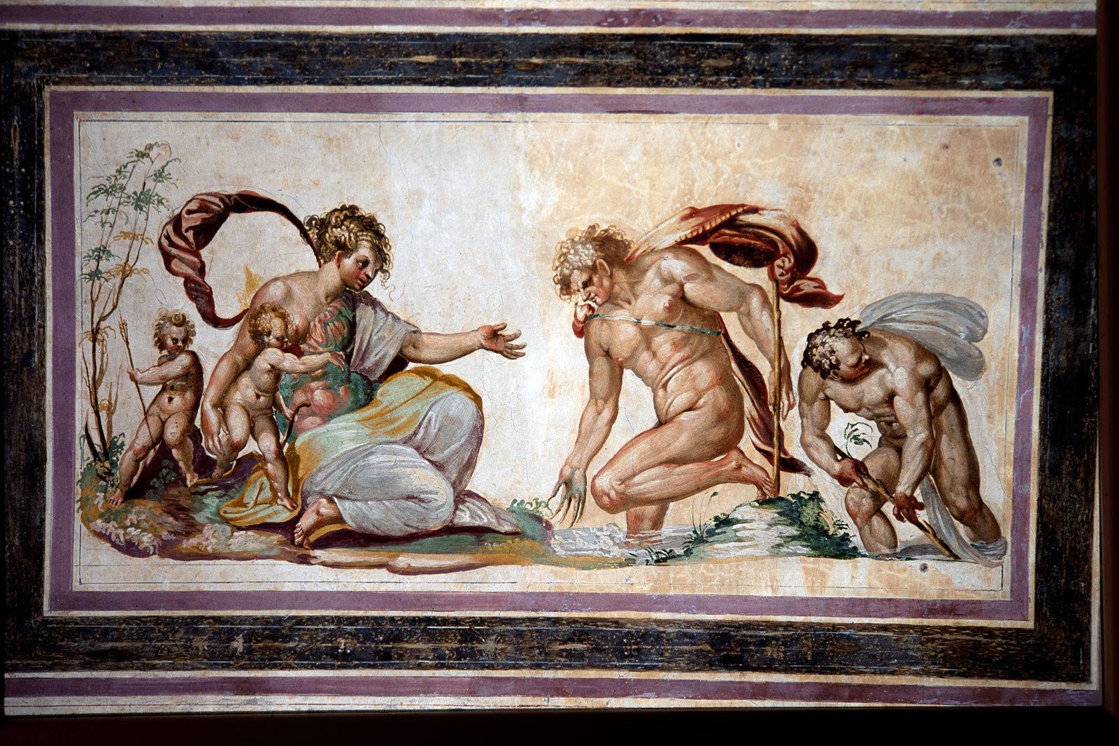 Storie di Apollo (decorazione pittorica, complesso decorativo) by Rietti Domenic